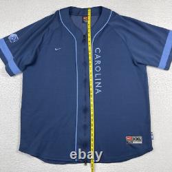 North Carolina Tar Heels Shirt Mens XXL Nike Team Basketball Warmup Vintage UNC