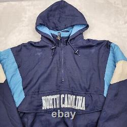 North Carolina Tar Heels Starter Jacket XL Men Vintage Pullover Coat Ram Rameses