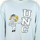North Carolina Tar Heels Sweatshirt Vintage 80s Unc Ramses Made In Usa Size Xl