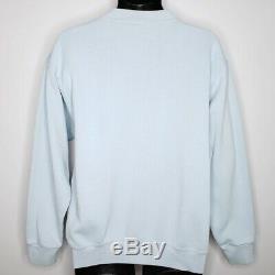 North Carolina Tar Heels Sweatshirt Vintage 80s UNC Ramses Made In USA Size XL