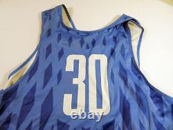 North Carolina Tar Heels UNC #30 Game Used Blue Reverse Practice Jersey 2XL 8