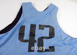 North Carolina Tar Heels UNC #42 Game Used Blue Navy Practice Jersey 3XL 2610