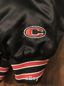 North Carolina Tar Heels UNC Colosseum NCAA Satin Bomber Jacket Mens XL Asian OG