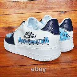 North Carolina Tar Heels UNC Custom Shoes Sneakers NCAA Sz 9/9.5
