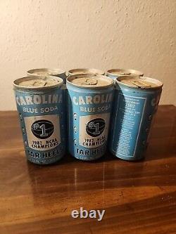 North Carolina Tar Heels UNC Vintage 1982 NCAA Champions (6) packBlue Soda Cans