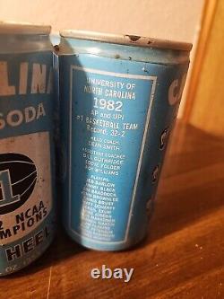 North Carolina Tar Heels UNC Vintage 1982 NCAA Champions (6) packBlue Soda Cans