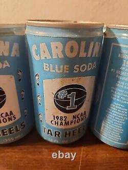 North Carolina Tar Heels UNC Vintage 1982 NCAA Champions (6) packBlue Soda Cans