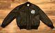 North Carolina Tar Heels Unc Vintage Delong Zip Up Leather Jacket Mens 46 Large