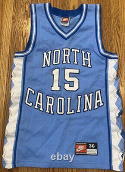 North Carolina Tar Heels Vince Carter #15 Vintage 90s Nike Authentic Jersey UNC