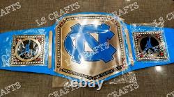 North Carolina Tarheels National Championship Belt Adult Size 2mm Brass