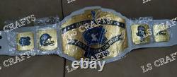 North Carolina Tarheels National Championship Belt Adult Size 2mm Brass