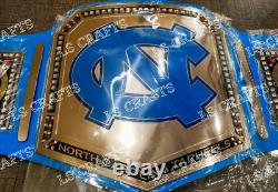North Carolina Tarheels National Championship Belt Adult Size 2mm Brass