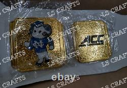 North Carolina Tarheels National Championship Belt Adult Size 2mm Brass