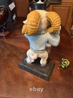 North Carolina Tarheels UNC Mascot Ceramic Figurine (16 Inches Tall)