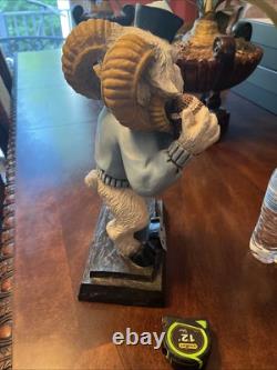 North Carolina Tarheels UNC Mascot Ceramic Figurine (16 Inches Tall)