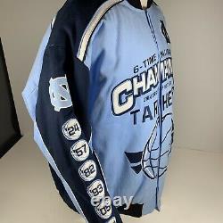 North Carolina UNC Tar Heels 6-Time National Basketball Champions Jacket NEW XL