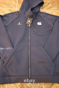 North Carolina UNC Tar Heels Jordan Nike Mens Full Zip Jacket Hoodie Tech Fleece