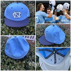 North carolina Tar Heels Team Issued Baseball Game Used Hat # Nike UNC
