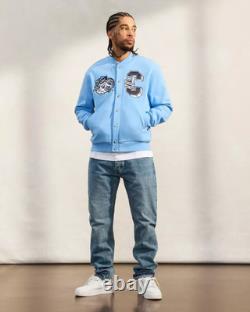 OVO x NCAA UNC North CAROLINA Varsity Jacket Drake Size XL New withTags