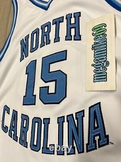 Original Nike Authentic Vince Carter UNC Tar Heels Jersey 48