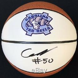 PSA/DNA UNC Tar Heels COLE ANTHONY Signed Autographed Basketball #1 PICK
