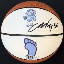 PSA/DNA UNC Tar Heels COLE ANTHONY Signed Autographed Basketball #1 PICK