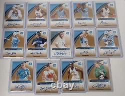 Panini North Carolina Tar Heels Gold Autograph Partial Set /25