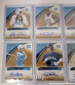 Panini North Carolina Tar Heels Gold Autograph Partial Set /25