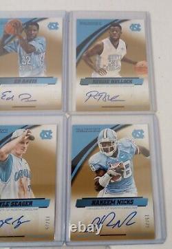 Panini North Carolina Tar Heels Gold Autograph Partial Set /25