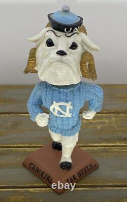 RAMSES North Carolina UNC Tar Heels 1990's Vintage Mascot Bobblehead
