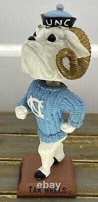 RAMSES North Carolina UNC Tar Heels 1990's Vintage Mascot Bobblehead