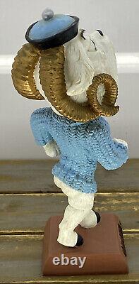 RAMSES North Carolina UNC Tar Heels 1990's Vintage Mascot Bobblehead
