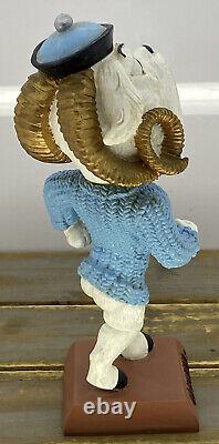 RAMSES North Carolina UNC Tar Heels 1990's Vintage Mascot Bobblehead