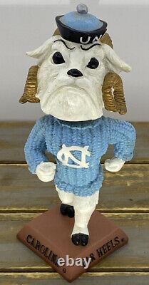 RAMSES North Carolina UNC Tar Heels 1990's Vintage Mascot Bobblehead
