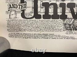 RARE 1978 Chapel Hill North Carolina Commerce & Historical Poster UNC Tar Heels