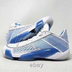 RARE DS Air Jordan 38 Low UNC Tar Heels PE Sz 10.5 Player Exclusives Shoes