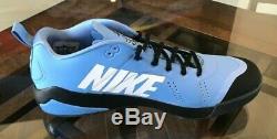 RARE Nike Force Zoom Trout 4 Turf UNC Tarheels PE Baseball A01011-400 Size 13