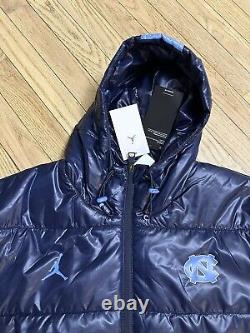 RARE Nike Jordan Brand UNC Tar Heels PE Full-Zip Performance Jacket Size XXL