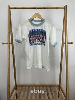 RARE VTG 70s UNC Carolina Tar Heels Phil Ford 1977-1978 Photo Ringer T-Shirt L