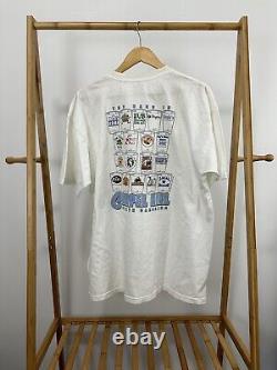 RARE VTG Chapel Hill UNC Nightlife Bars Hillsborough Tar heels T-Shirt Size XL