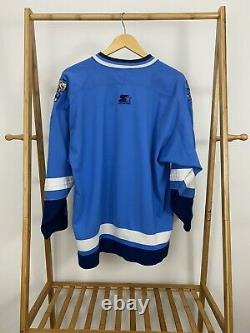 RARE VTG Starter UNC Tar Heels North Carolina Hockey Ramses Jersey Size L