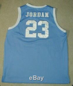 RARE Vintage TRUE SCHOOL AUTHENTICS Jordan UNC Tar Heels Jersey Size 2XL 3XL 56