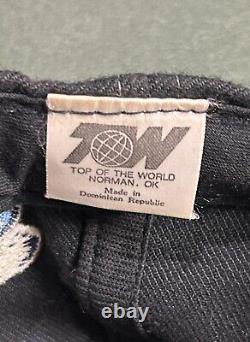 RARE Vintage Top Of World UNC North Carolina Tarheels Graffiti Snap back Hat