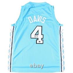 RJ Davis Signed Jersey North Carolina TarHeels Autographed Auto Beckett