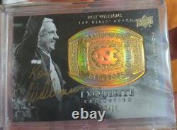 ROY WILLIAMS 2011-12 UD Exquisite Auto UNC Tar Heels #27/35 On Card Autograph