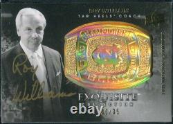 ROY WILLIAMS 2011-12 UD Exquisite Auto UNC Tar Heels #/35 On Card Autograph