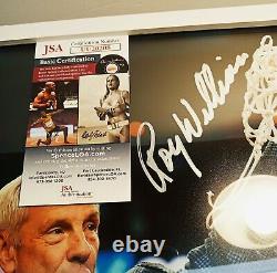 ROY WILLIAMS Unc Tar Heels SIGNED + FRAMED 11x14 Photo JSA COA c