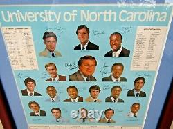 Rare 1982-83 Michael Jordan Unc Tarheels Team Poster Jordan Smith Perkins & More