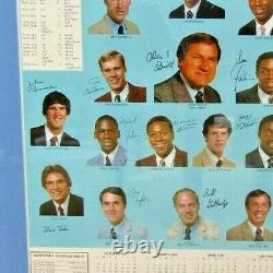 Rare 1982-83 Michael Jordan Unc Tarheels Team Poster Jordan Smith Perkins & More