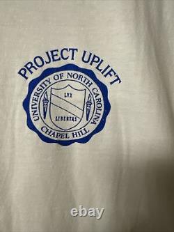 Rare UNC Carolina Tar Heels Mascot T-Shirt Size Lg USA Vtg 1990s RARE